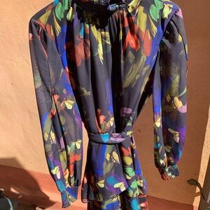 Alex Marie Multicolor Patterned Dress